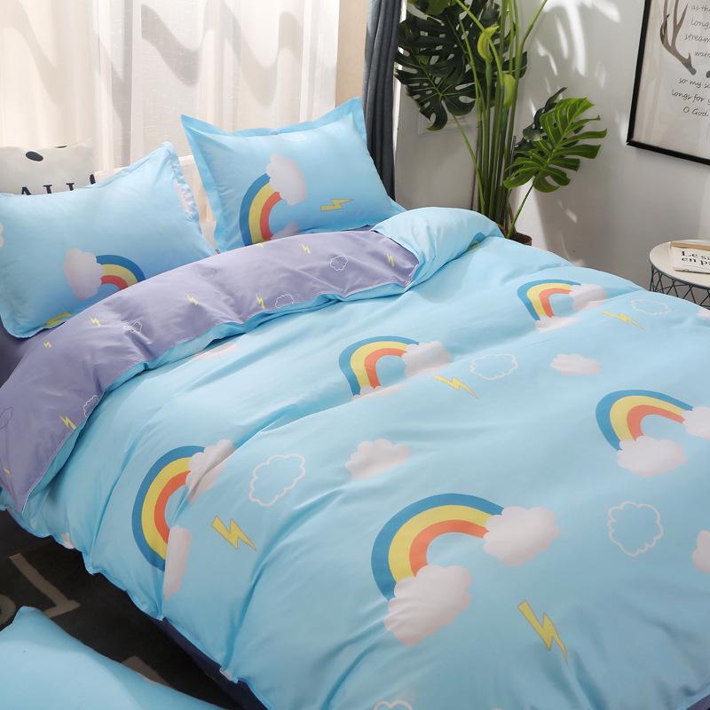 Комплекты постельного белья Пододеяльник Хлопок Одноместный Двойной Queen King Size Пододеяльник / Пододеяльник Комплект льна