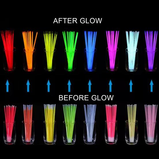1 комплект светящихся декоративных палочек, трансформируемые носимые захватывающие аксессуары для светящихся ночных забавных палочек, игрушек