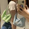 Модная женская сумка через плечо однотонная, сумка под мышку, повседневная элегантная женская маленькая сумка-хобо, дизайнерские сумки, однотонные сумки под мышку