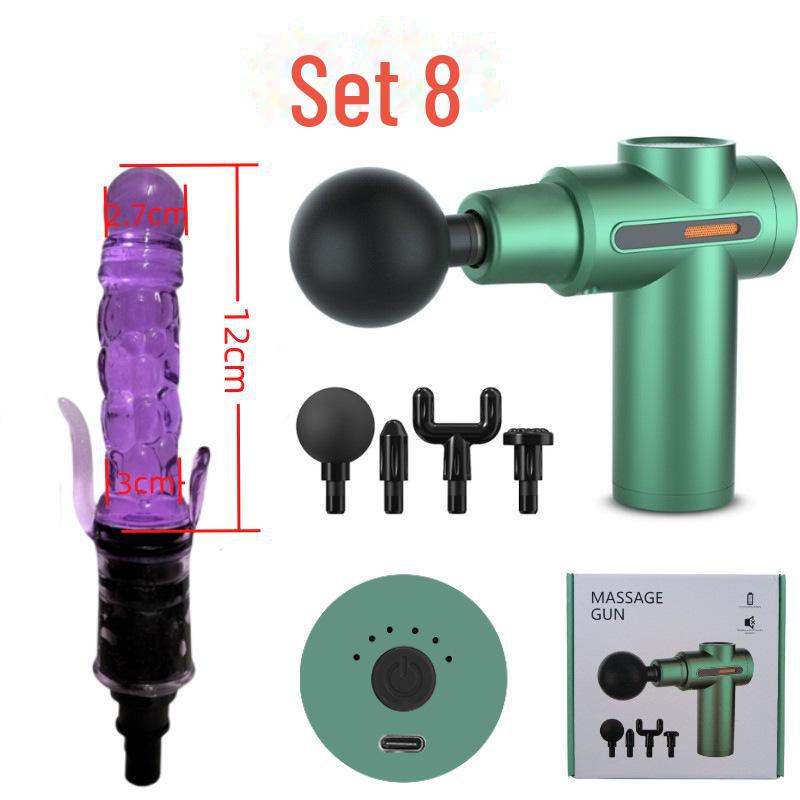 Women's Multifunctional Silicone Massage Gun for Muscle Relaxation
