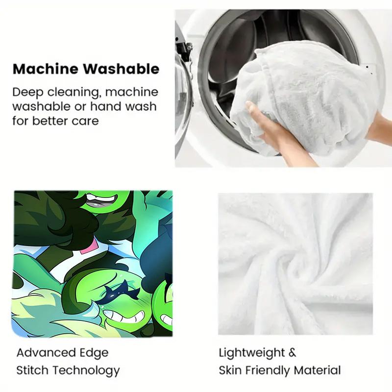 Steven Universe Characters Joyful Gathering 2D Flat Pattern Flannel Blanket High quality All Seasons Warmth and Comfort Perfect for Christmas Gifts.