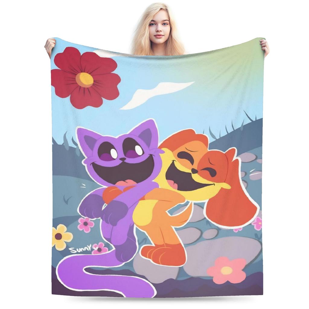Catnaps Dogdays Plush Blanket Girls Boys Flannel Bedding Throws For Home Decor Soft Customized Quality Bedspread Gift Idea