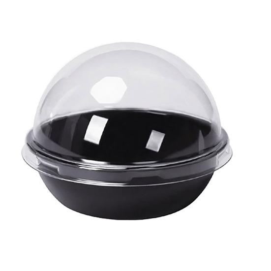 Набор из 50 шт. коробок для упаковки тортов, прозрачные пластиковые мини-коробки для кексов с надежной крышкой, подарочная коробка для выпечки для маленьких тортов, пирожных, десертов, печенья