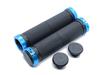 Beatus Bicycle Mountain Bike Handlebar Left and Right Rubber Grips Grips, Set, (Blue)