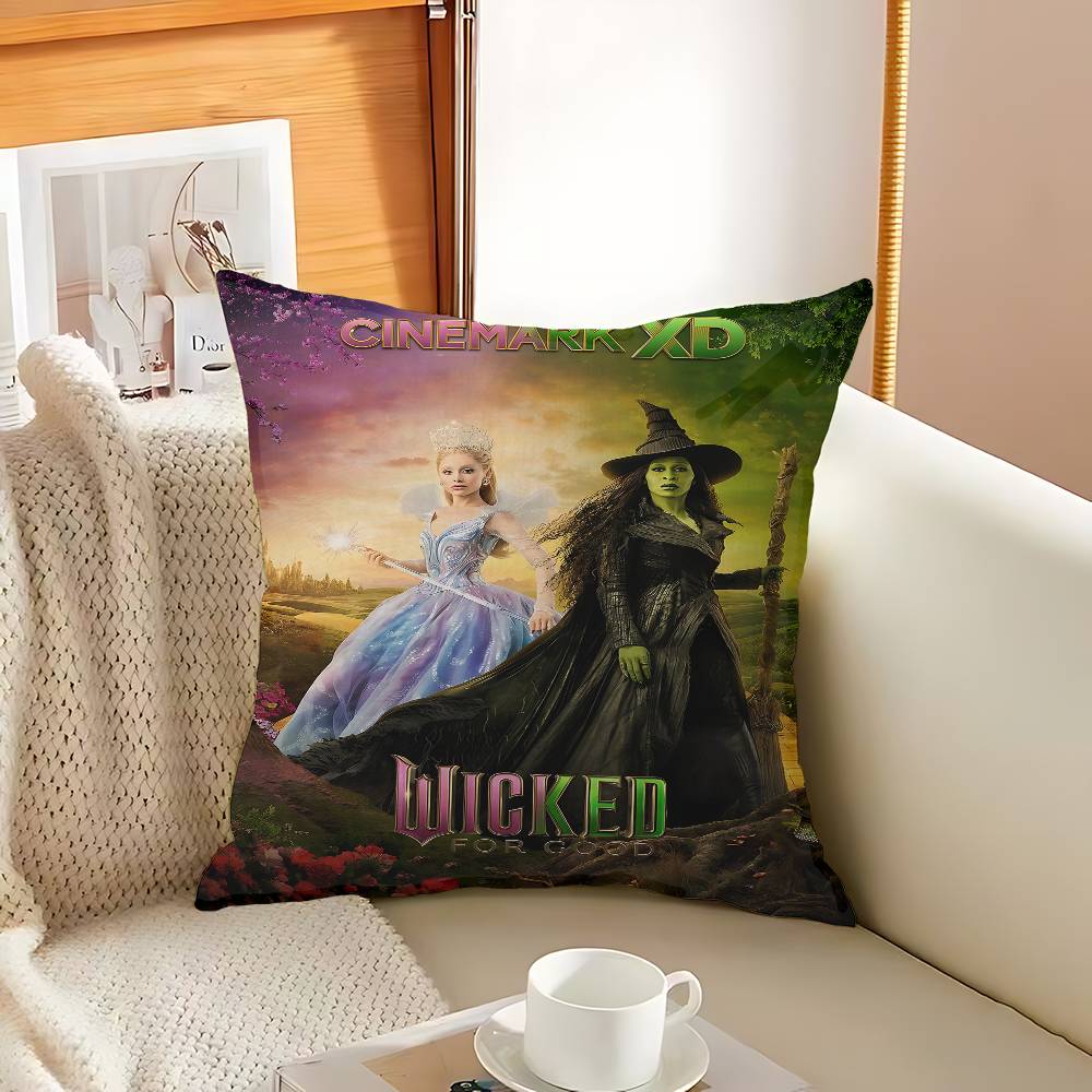 Movie W-Wicked Decorative Room Aesthetics Pillow Case Home Decor Bedroom Sofa Bed Couch Pillow Cover 45x45