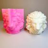 3D Lion Candle Silicone Mold Lion Head Resin Silicone Mold Lion Home Decoration Concrete Gypsum Cement Silicone Mold