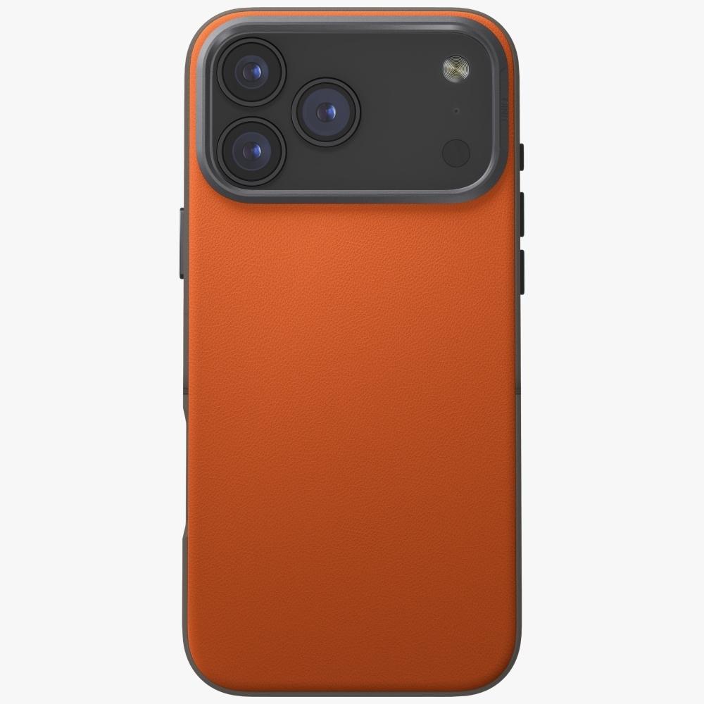 UNIQ Lyden DS Case for iPhone 17 Pro Max Magclick Charging Orange/Gray