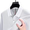 Pierre Cardin Мужская осенняя рубашка-поло с длинным рукавом в стиле business casual