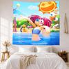 Digital Circus8 Wall Decor Tapestry Art For Pet Memorial Birthdaywedding Party Backdrop Family Gift