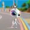 New Creative Big Eyes Mutant Alien Acrylic Flat 2D Keychain Car Rearview Mirror Accessories Backpack Small Pendant