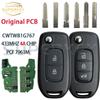 SUPERKEY OEM Оригинальная печатная плата для Renault Megane3 Logan2 Duster Kadjar Captur Symbol Dacia Чип 4A 433МГц PCF7961M Смарт-выкидной ключ
