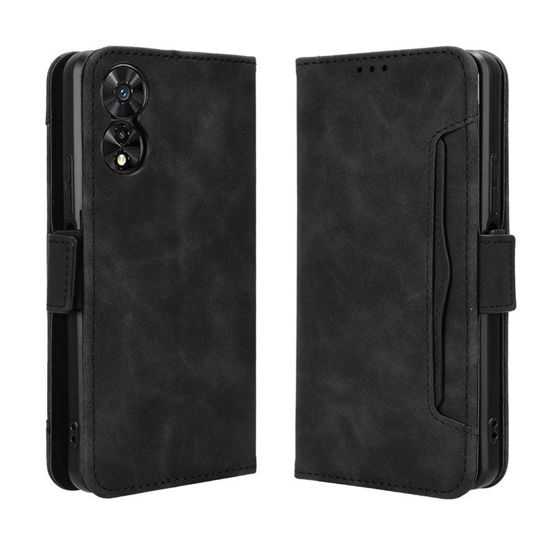 Кожаный чехол-книжка TCL 50SE с отделениями для карт для TCL 505 4G/XE.