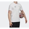 adidas Мужские белые футболки для футбола, умеренный прямой крой, FQ7638