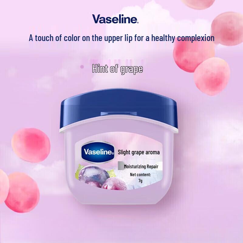 Vaseline Grape Scented Moisturizing Lip Balm (2-Pack)