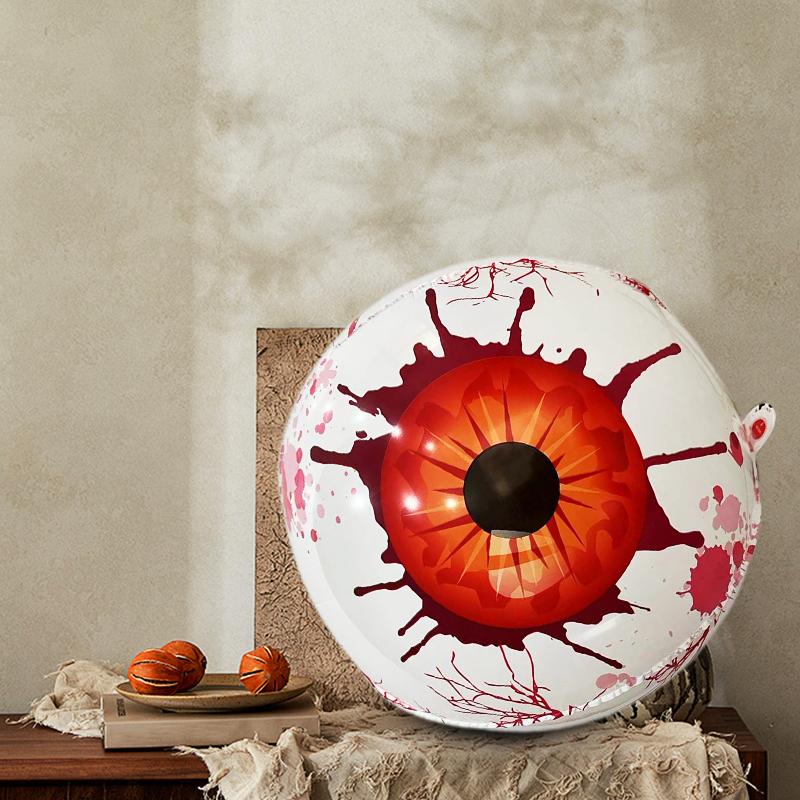 2/4 шт. Форма глазного яблока Темный стиль Хэллоуинские украшения Реквизит для создания хоррор-сцены Фестивальные украшения 22 дюйма