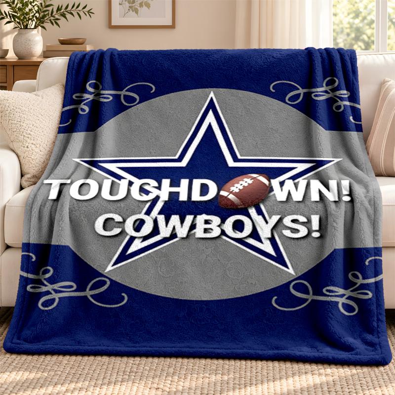 Dallas Cowboys blanket Flannel Blanket Soft Cozy Plush Throw for Sofa Bed Lightweight Home Decoration Outdoor camping