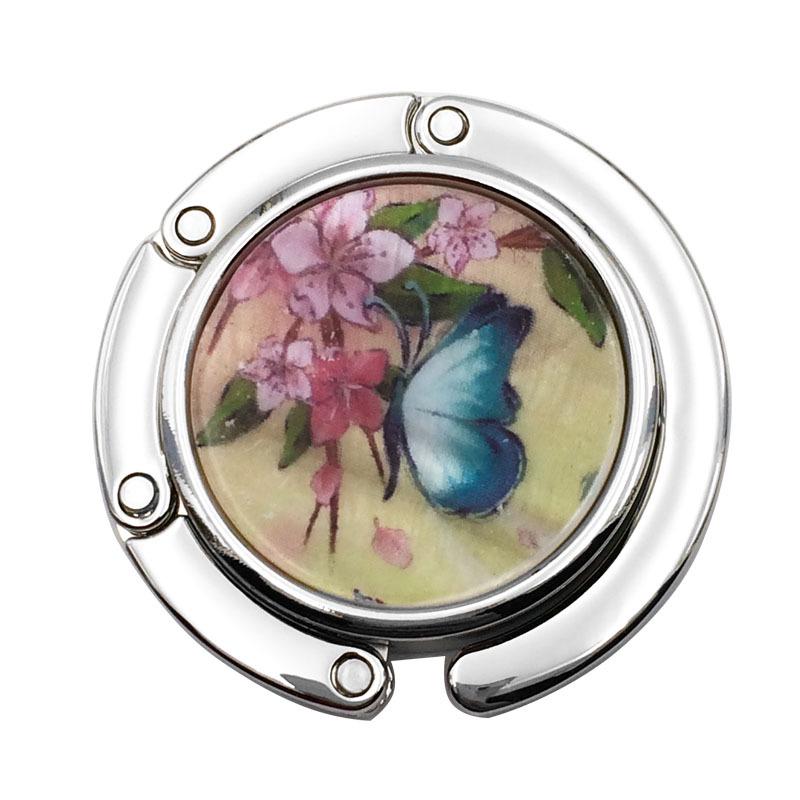 Креативный круглый складной крючок для сумки-ракушки - Плоский зажим-подвеска для края стола, аксессуары для сумки