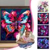 DIY Diamond Art Painting Kits Pretty Cat Diamond Mosaic Butterfly For Hom 30*30cm Handicraft An P8I7