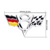 1 шт. V8 немецкий флаг табличка 3D металлическое крыло автомобиля боковой багажник задняя наклейка эмблема значок наклейка для автомобилей
