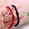 Men Good Lucky Tibetan Friendship Buddhist Chinese Knots Bangles Bracelet Wrist Jewelry Red Rope