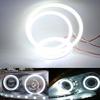 Белый Cob Smd Angel Eyes Car Led Fog Light Ring Drl Headlight Lamp Decoration