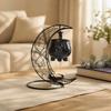 Moon Essential Oil Burner Hanging Design Incense Burner Elegant Tealight Holder  SPA Use