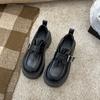 Модная летняя обувь женская женская обувь осенние клоги платформа британский стиль 2024 модные женские слипоны платье осень ретро новые криперы