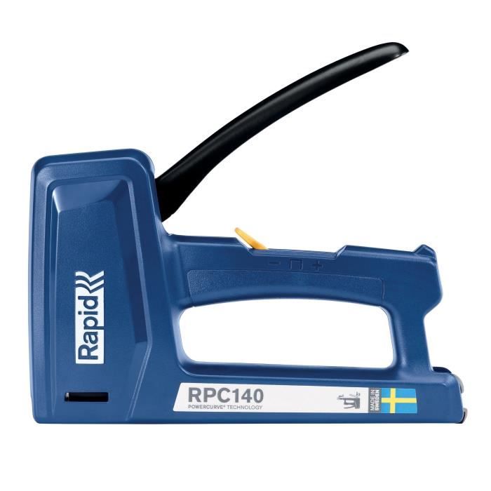 Agrafeuse manuelle - RAPID - RPC140 - Pour isolation - Pour bricolage - Pour agrafes n°140/6-16mm - (5001630)