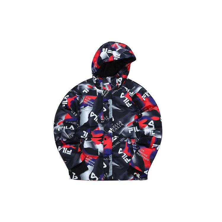 Fila Спортивная куртка-пуховик с контрастным логотипом для мужчин, разная F61M148946FBK