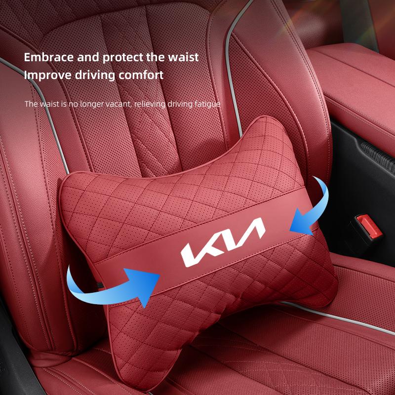 Автомобильная подушка для шеи, подголовник, поясничная поддержка для KIA K9 Sportage Niro K5 EV6 EV9 EV3 K8 Stinger Forte Ceed Cerato dmzu30