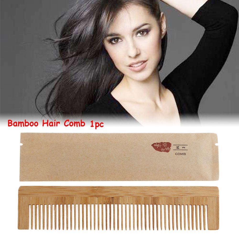 Красота ручной работы Карманная бамбуковая прическа Расческа для волос Парикмахерский инструмент