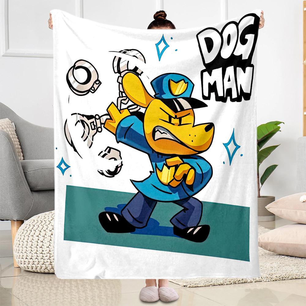 Dog Man Style Blankets are suitable for living rooms,making them an ideal choice for outdoor travel and gifts.