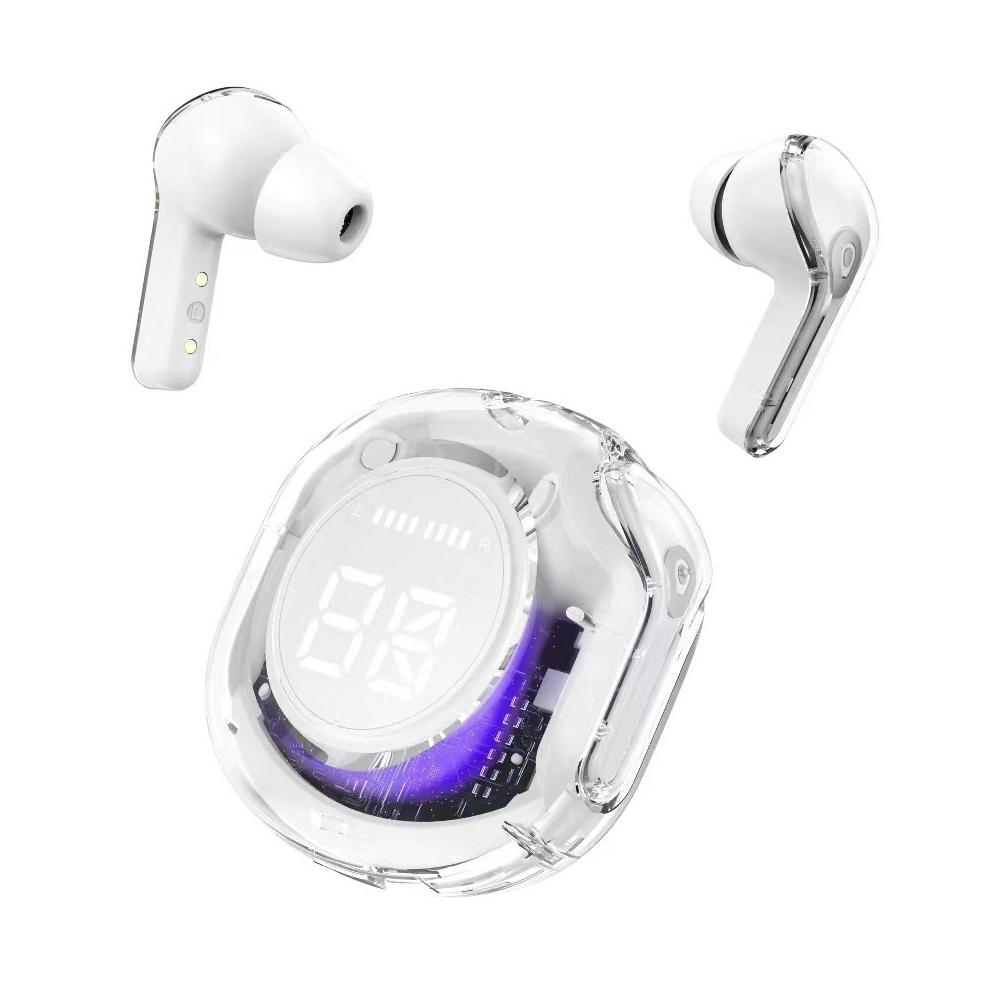 T8 PRO Tws Bluetooth Наушники Прозрачные с LED Цифровым Дисплеем Беспроводные Внутриканальные Наушники Для Xiaomi Huawei iPhone Наушник