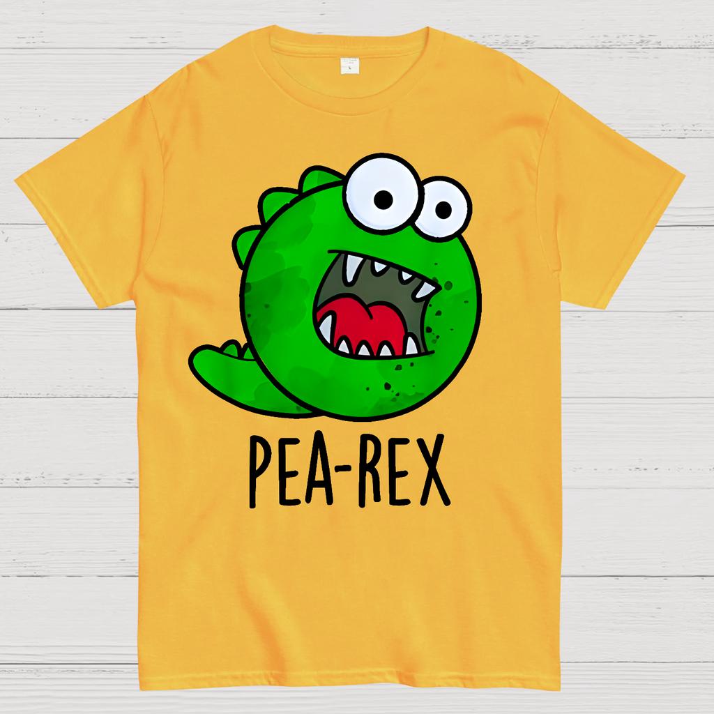 Pea-rex Funny Pea Pun Cotton Summer Casual Cool Loose T-Shirt