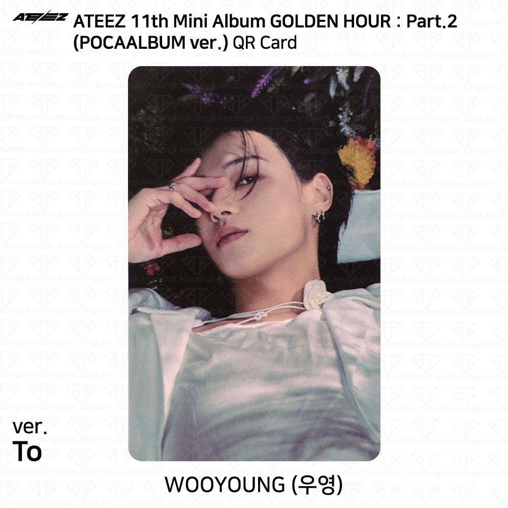 ATEEZ 11-й мини-альбом Golden Hour Часть 2 POCAALBUM Фотокарточка TO VER