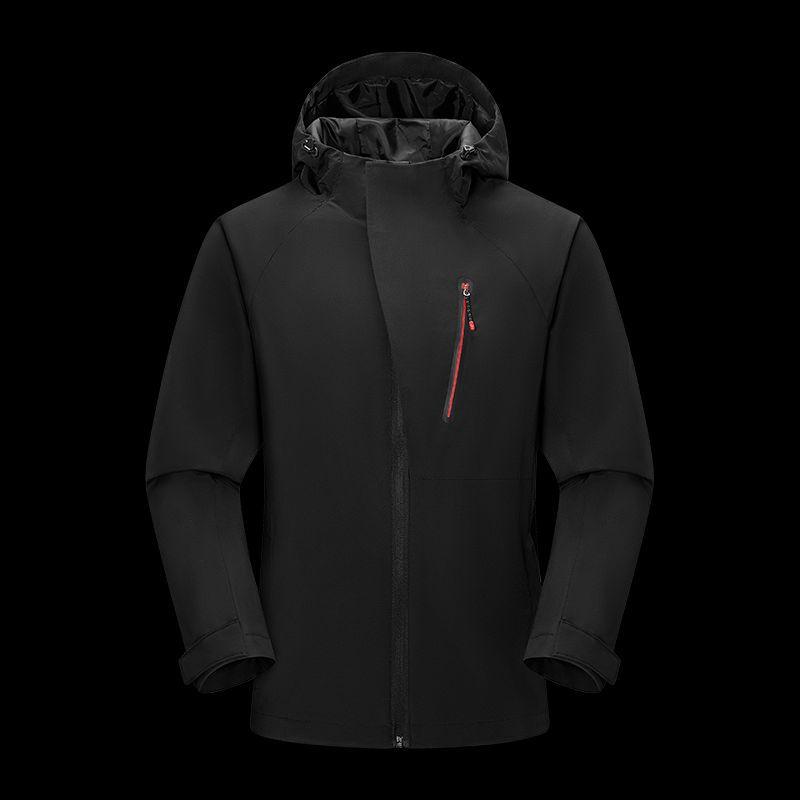 Spring and Autumn Waterproof Hooded Couple Quality Single-layer Jacket Men's and Women's Jacket Trench Coat Jacket