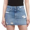 Vintage Denim Mini Skirt 100% Cotton Blue