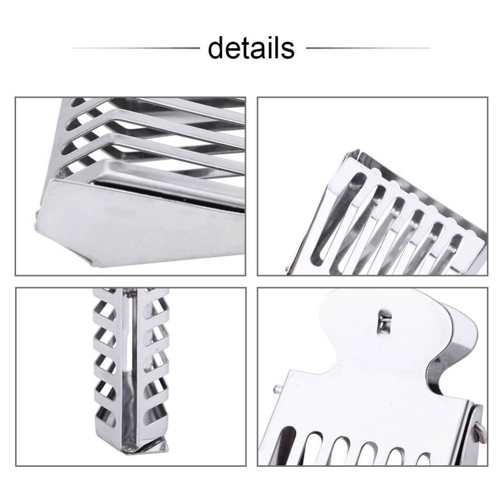 5pcs Durable Queen Bee Catcher Silver Queen Bee Cage Easy to Use Queen Bee Clip Apiculture