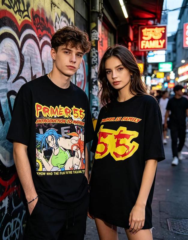 Men's Cotton T-Shirt, Quick Dry Breathable, Summer Casual Wear Vintage 2000 for Fan Primer 63 Double Sided shirt Unisex Shirt
