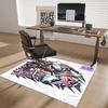 1pc Demon Slayer Shinobu Kocho Design Chair Mat - Sweet! Non-Slip Carpet for Office, Home Decor, Living Room, Bedroom, Game Room - Perfect Gift for An
