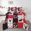 Erosebridal Teens Dirt Bike Comforter Set Twin Size, Motocross Rider Down Comforter for Kids Boys Adult Men, Motorbike Extreme Sport Bedding