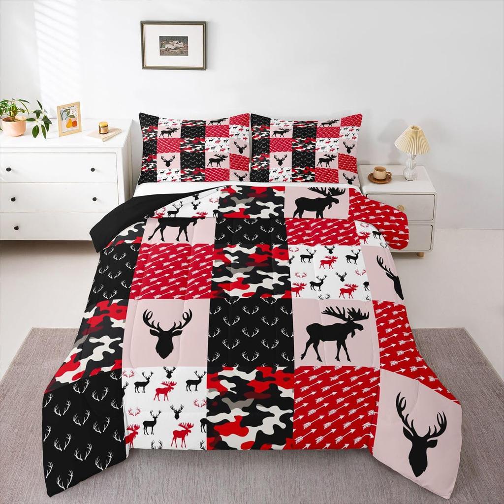 Erosebridal Teens Dirt Bike Comforter Set Twin Size, Motocross Rider Down Comforter for Kids Boys Adult Men, Motorbike Extreme Sport Bedding