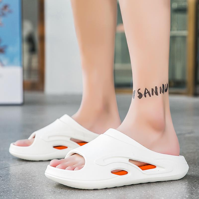 Летняя мужская модная трендовая пляжная обувь на открытом воздухе, сандалии, тапочки, повседневные сандалии, тапочки