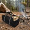 Sturdy Handles Firewood Storage Bag Large Capacity Wood Carry Bag Log Carrier Log Transport
