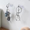 3PCS Ring Type Adhesive Wall Hook Hanger for Shower Bottle Strong Transparent Wall Storage Sucker for Kitchen Bathroom Hooks