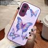 Радужный цветной бабочка Для Honor 200 90 8X 9X Pro Lite P50 P40 Nova 10 11i P60 Magic4 6 Mate 20 50 Закаленное стекло Чехол для телефона
