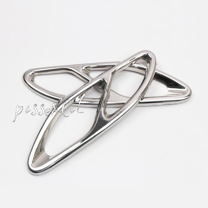 For Mercedes Benz A B C E GLC GLE GLS Class W176 W246 W247 W205 W213 Coupe C207 X253 W166 C292 X166 Car Exhaust Pipe Cover Trim