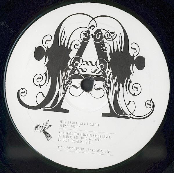12-дюймовая пластинка MLLE CARO FRANCK GARCIA Always You EP 031BUZZ Buzzin Fly Rec 2007 UK Dance Electronica Б/у