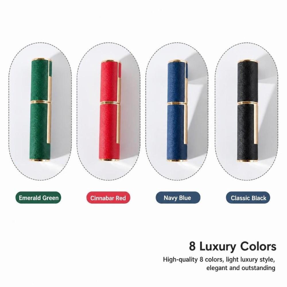 10ML Rotary Perfume Dispenser Leather Perfume Atomizer New Perfume Spray Bottle Travel