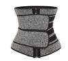 Women Neoprene Sauna Waist Trainer Corset 3‑Row Hooks Tummy Control Postpartum Waist Shaper Fitness Body Belt